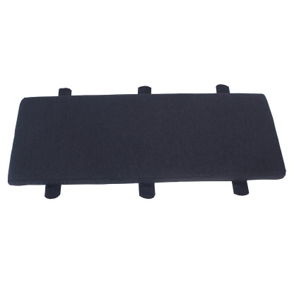 Moreton Dark Grey Fabric Bench Seat Pad